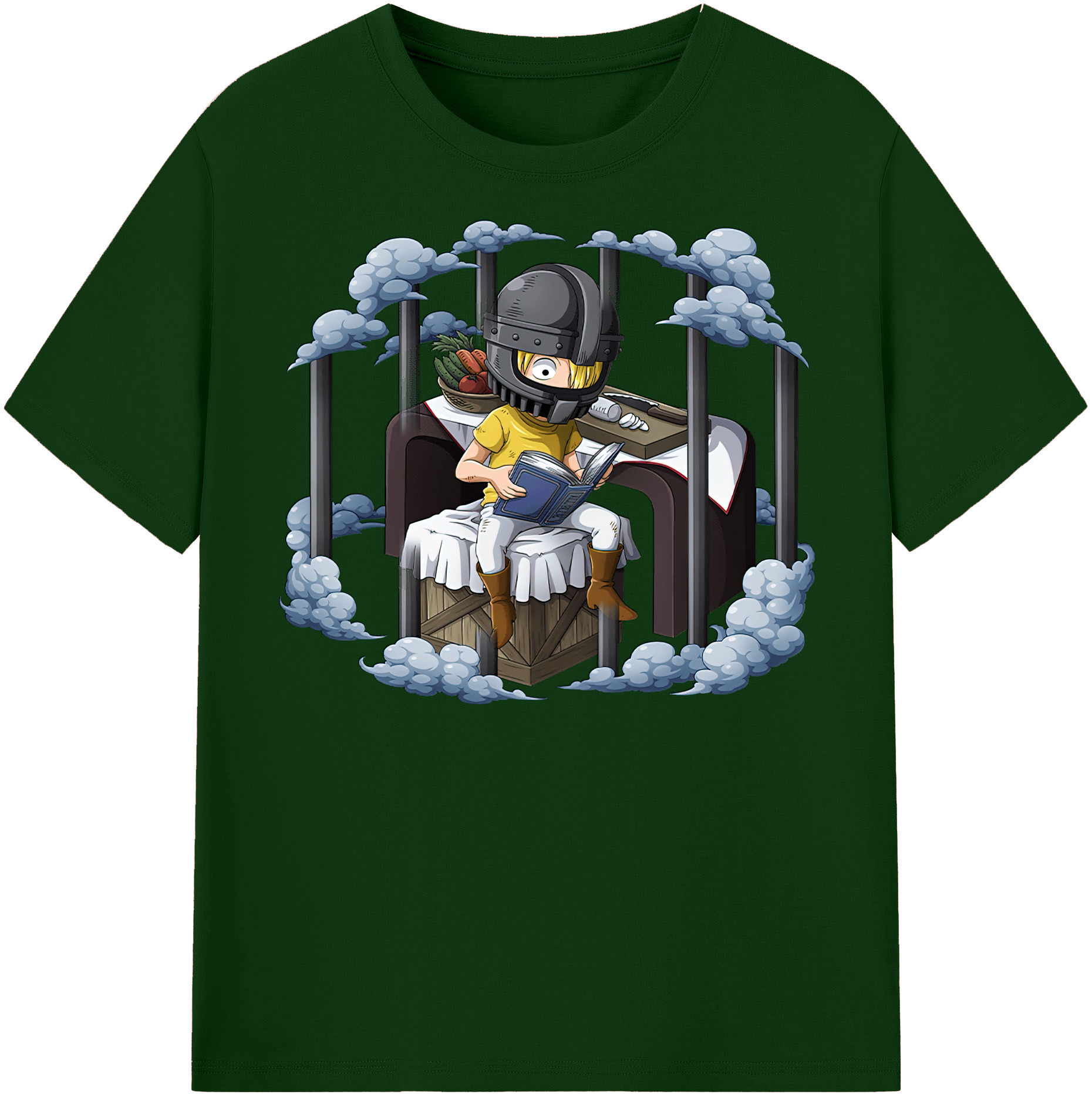 ワンピース サンジ ONE PIECE Sanji 綿100％半袖Tシャツ（フロントプリント）